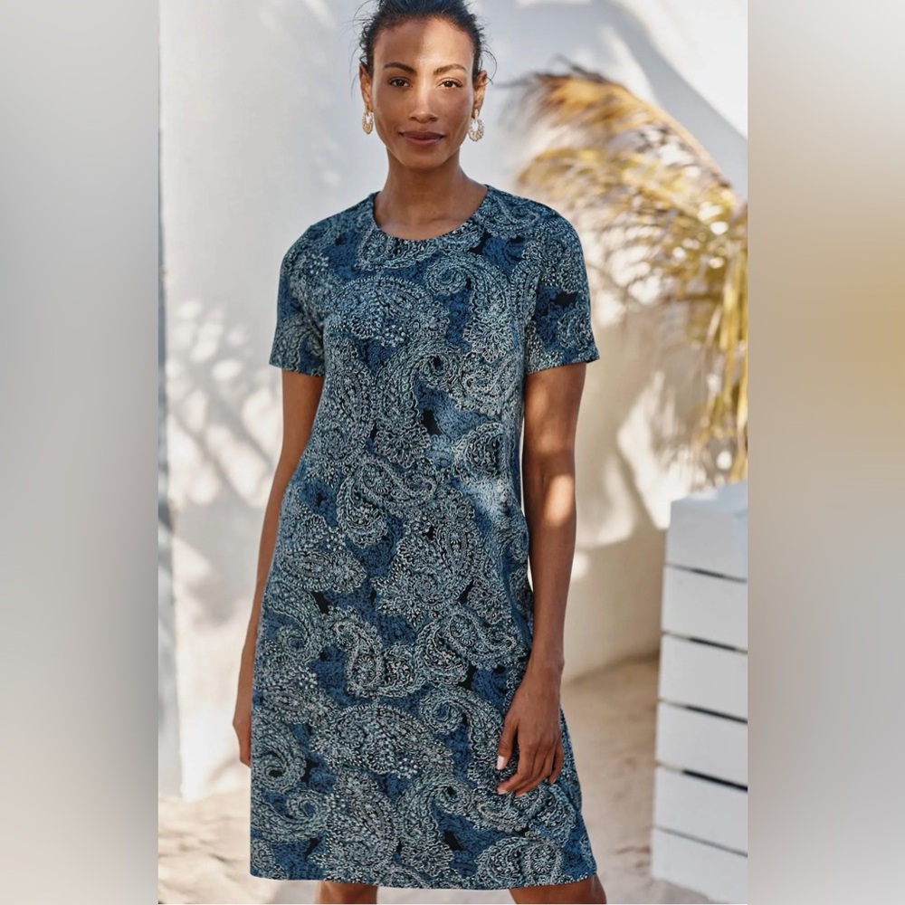 J. Jill - Paisley‎ Tee Shirt Dress